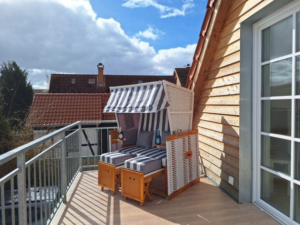 Balkon mit Schleiblick Balkon mit Schleiblick